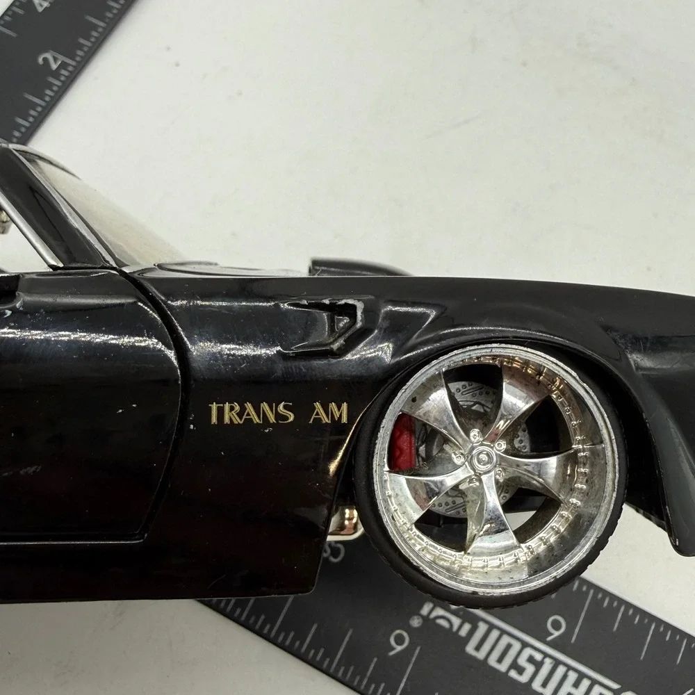 Jada Bigtime Muscle 1973 Pontiac Firebird Trans Am 1:24 Diecast Black Gold